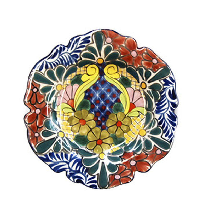 Flower dinner plate