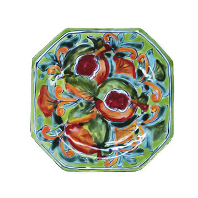 Octagonal dinner plate