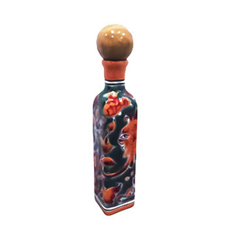 Tall wine bottle